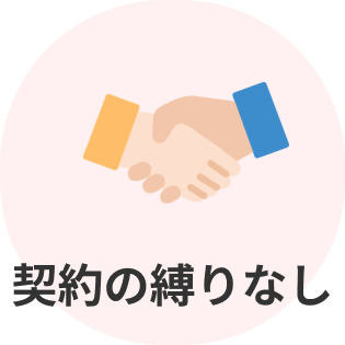 契約の縛りなしのイメージ画像